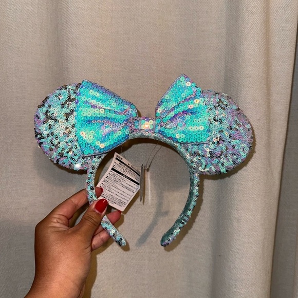 Baby Blue Minnie Ears Disneyland Tokyo Disneyland